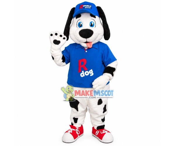 Delightful Dog Of Republic Bank Mascot Costume Delightful Dog Of Republic Bank Mascot Costume
