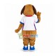 Clever Sport Brown Dog Mascot Costume Clever Sport Brown Dog Mascot Costume