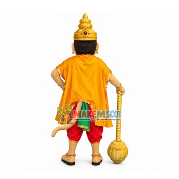 Western Buddha Holding Meteor Hammer Mascot Costume Western Buddha Holding Meteor Hammer Mascot Costume