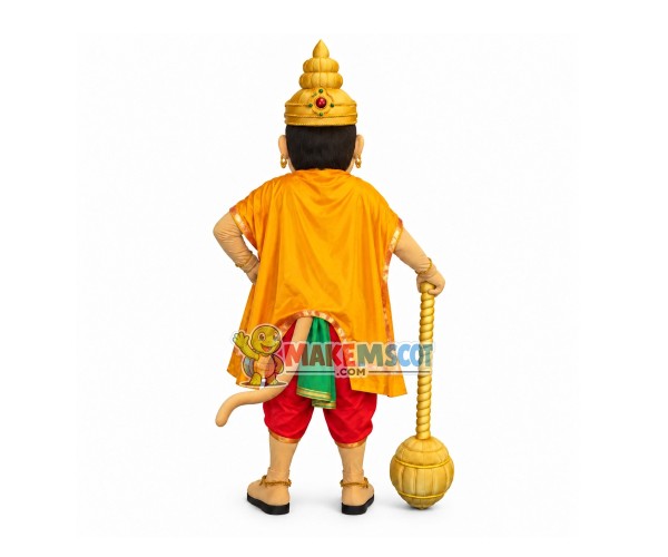 Western Buddha Holding Meteor Hammer Mascot Costume Western Buddha Holding Meteor Hammer Mascot Costume