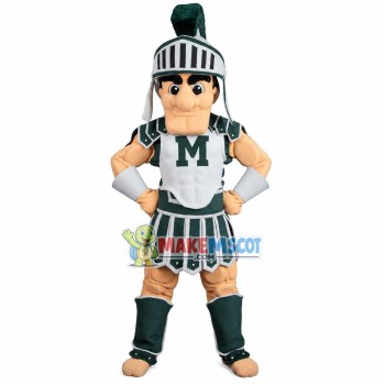 Powerful Solider With Muscle Mascot Costume