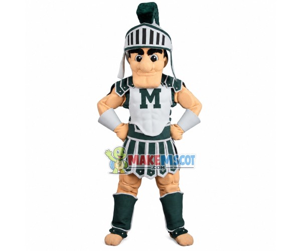 Powerful Solider With Muscle Mascot Costume Powerful Solider With Muscle Mascot Costume