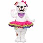 Graceful Ballet White Bulldog Mascot Costume