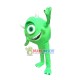 One Eye Green Monster Mascot Costume One Eye Green Monster Mascot Costume