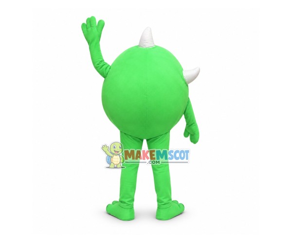 One Eye Green Monster Mascot Costume One Eye Green Monster Mascot Costume