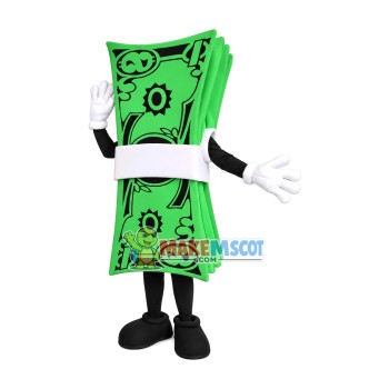 Green Tickets Of Rebate Points Application Mascot Costume Green Tickets Of Rebate Points Application Mascot Costume