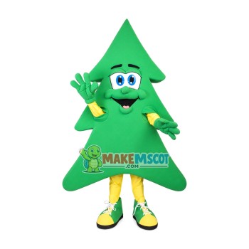 Pine Tree For Camping Site Mascot Costume Pine Tree For Camping Site Mascot Costume