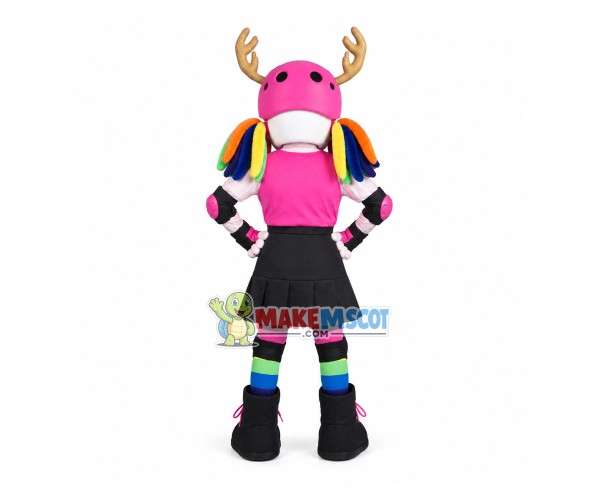 Colorful Skeleton Man Of The Football Team Mascot Costume Colorful Skeleton Man Of The Football Team Mascot Costume