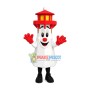 Towering Red Roof Tower Mascot Costume