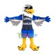 Stretching Player Blue Eagle Mascot Costume Stretching Player Blue Eagle Mascot Costume