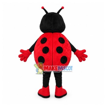 Cute Big Eyes Ladybug Mascot Costume For Garden Cute Big Eyes Ladybug Mascot Costume For Garden