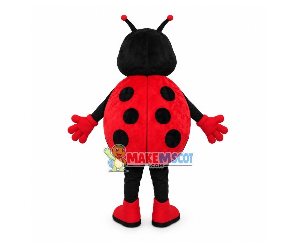 Cute Big Eyes Ladybug Mascot Costume For Garden Cute Big Eyes Ladybug Mascot Costume For Garden