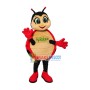 Cute Big Eyes Ladybug Mascot Costume For Garden