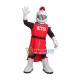 Fully Armed Masked Warrior Mascot Costume Fully Armed Masked Warrior Mascot Costume
