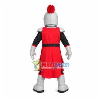 Fully Armed Masked Warrior Mascot Costume Fully Armed Masked Warrior Mascot Costume