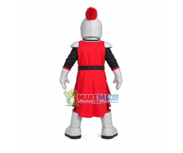 Fully Armed Masked Warrior Mascot Costume Fully Armed Masked Warrior Mascot Costume