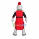 Fully Armed Masked Warrior Mascot Costume Fully Armed Masked Warrior Mascot Costume