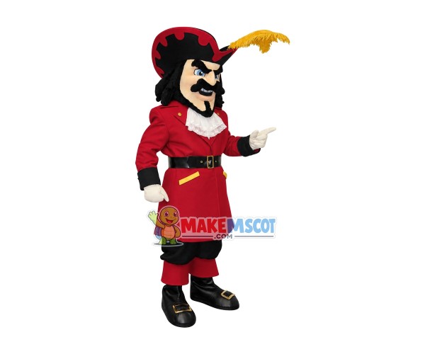 Aristocratic Sheriff With Power Mascot Costume Aristocratic Sheriff With Power Mascot Costume