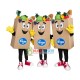 Eco-friendly Paper Shopping Bag Of Supermarket Chain Mascot Costume Eco-friendly Paper Shopping Bag Of Supermarket Chain Mascot Costume