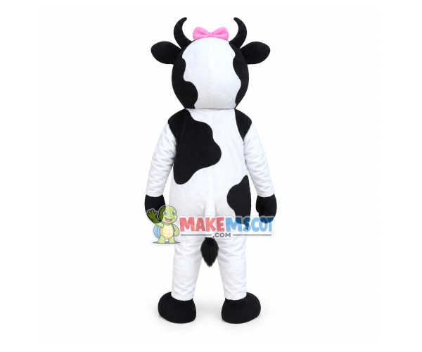 Lactating Farm Cow Mascot Costume Lactating Farm Cow Mascot Costume