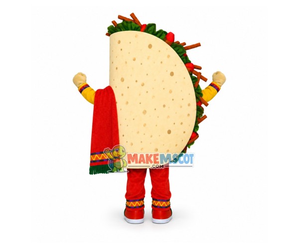 Restaurant Taste Mexican Girl Nachos Mascot Costume Restaurant Taste Mexican Girl Nachos Mascot Costume