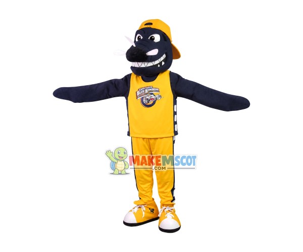 Carnival Black Dragon of Racing Club Mascot Costume Carnival Black Dragon of Racing Club Mascot Costume