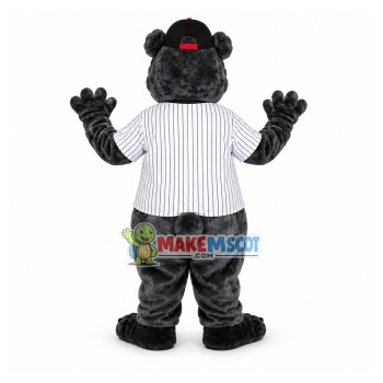 Customized Crew Grey Bear Mascot Costume Customized Crew Grey Bear Mascot Costume