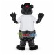 Customized Crew Grey Bear Mascot Costume