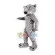 Angry Squabble Bear With Flat Head Mascot Costume Angry Squabble Bear With Flat Head Mascot Costume