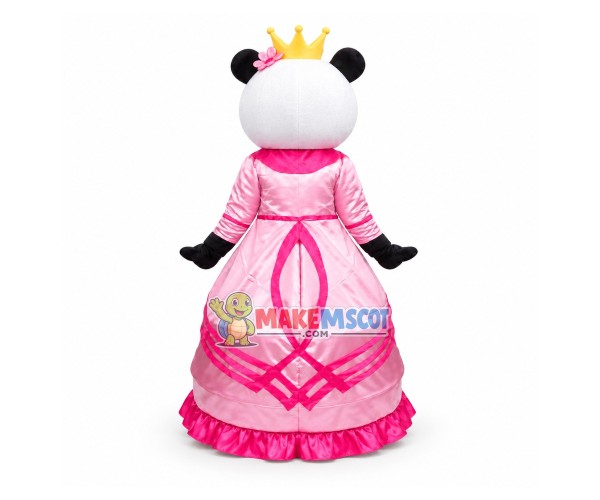 Princess Dress Panda Mascot Costume Princess Dress Panda Mascot Costume