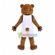 College Brown Bear In The Sport Suit Mascot Costume College Brown Bear In The Sport Suit Mascot Costume