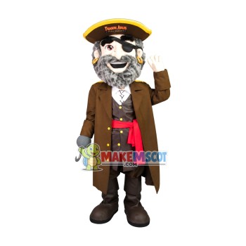 Rich Hook Hand Pirate Captain Mascot Costume
