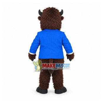 Hotel Casino Manager Yak Mascot Long Wool Costume Hotel Casino Manager Yak Mascot Long Wool Costume