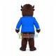 Hotel Casino Manager Yak Mascot Long Wool Costume Hotel Casino Manager Yak Mascot Long Wool Costume