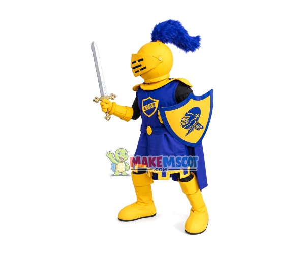 Charged Death Squad Warrior Mascot Costume Charged Death Squad Warrior Mascot Costume