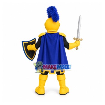 Charged Death Squad Warrior Mascot Costume Charged Death Squad Warrior Mascot Costume