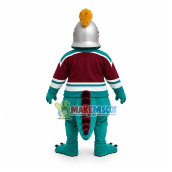 Cautious Soldier Crocodile Mascot Costume Cautious Soldier Crocodile Mascot Costume