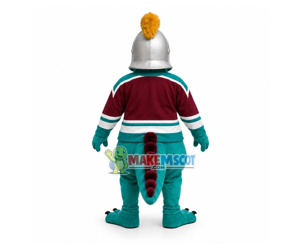 Cautious Soldier Crocodile Mascot Costume Cautious Soldier Crocodile Mascot Costume