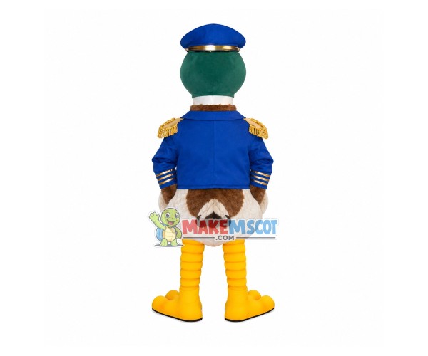 Mallard Commander Of Waterpark Mascot Costume Mallard Commander Of Waterpark Mascot Costume