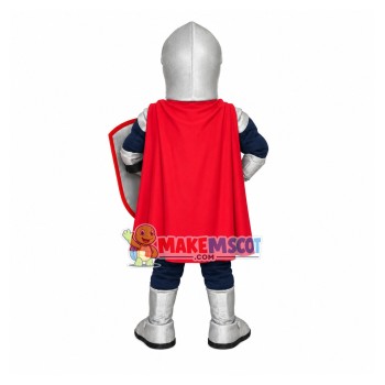 Excited Soldier With Power Mascot Costume Excited Soldier With Power Mascot Costume