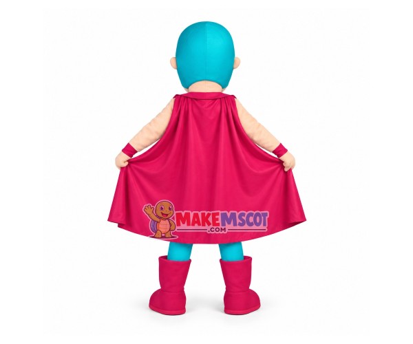 Masked Hero In The Red Panties Mascot Costume Masked Hero In The Red Panties Mascot Costume