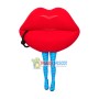 Sexy Red Lips With Lip Stud Mascot Costume