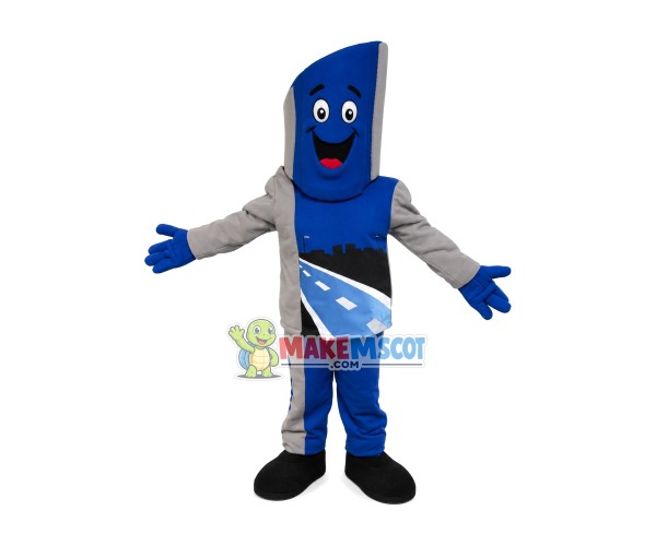 Three-dimensional Narrow Center Street Mascot Costume