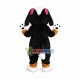Blue Eyed Furry Puppy With Pink Hairpins Mascot Costume Blue Eyed Furry Puppy With Pink Hairpins Mascot Costume