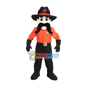Rigorous Bearded Man Mascot Costume