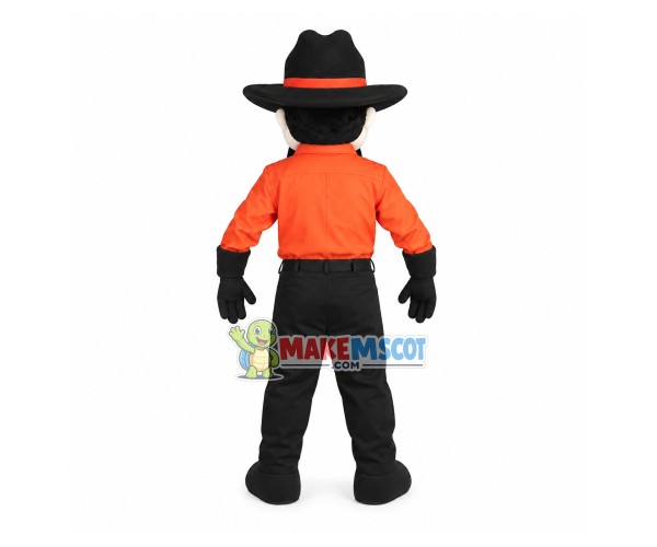 Rigorous Bearded Man Mascot Costume Rigorous Bearded Man Mascot Costume