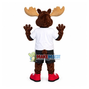 Free Moose In The Casual Set Mascot Costume