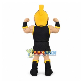 Muscular Warrior Mascot Costume Showing Strength Muscular Warrior Mascot Costume Showing Strength