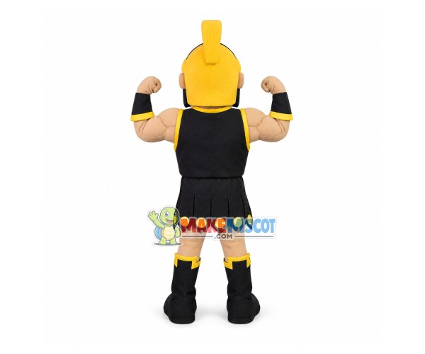 Muscular Warrior Mascot Costume Showing Strength Muscular Warrior Mascot Costume Showing Strength