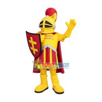Defensive Masked Armored Army Mascot Costume Defensive Masked Armored Army Mascot Costume